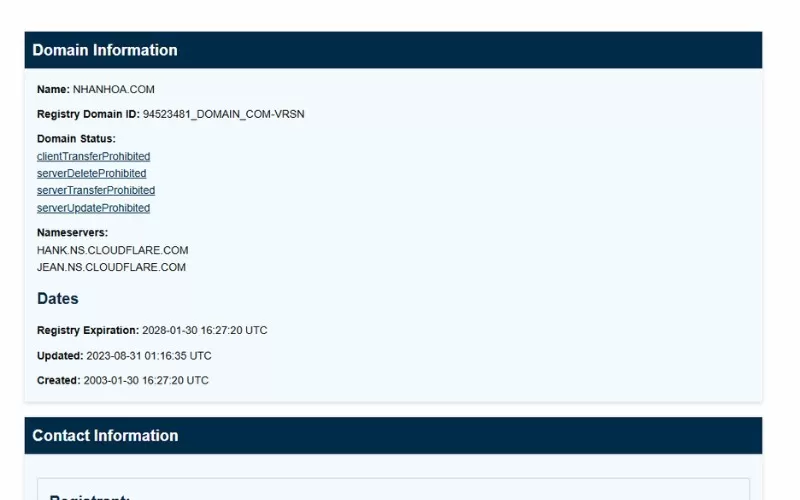 Kiểm tra tên miền